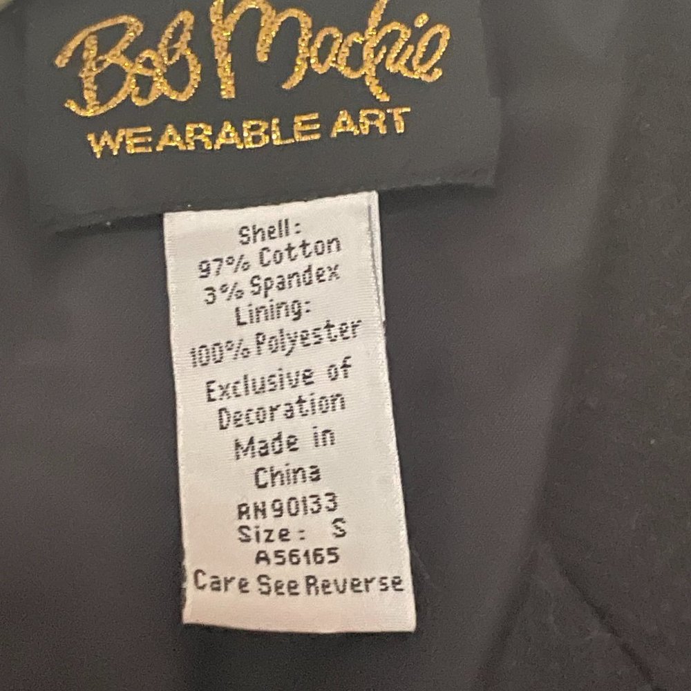 Bob Mackie Wearable Art Blouse - image 2